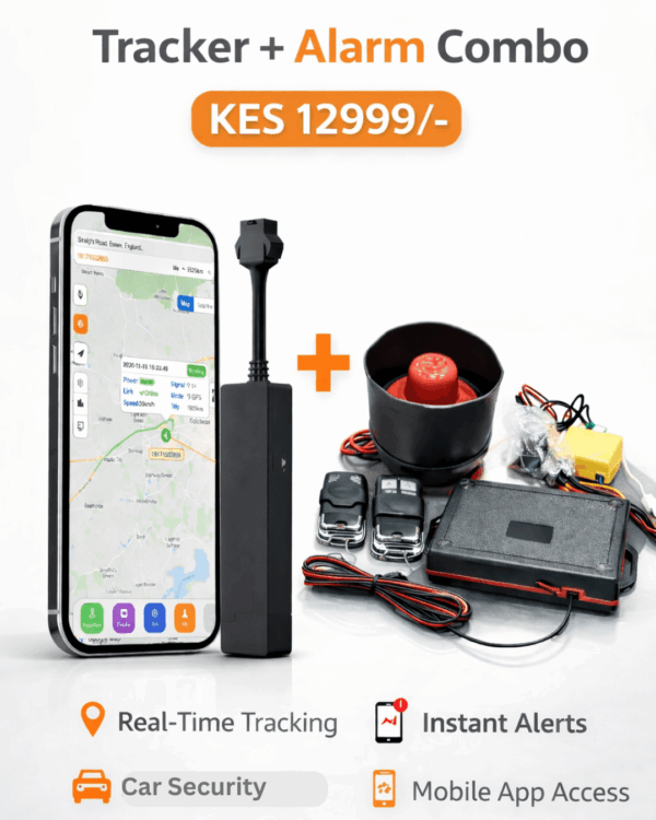 Car tracker with alarm installation in Nairobi Kenya